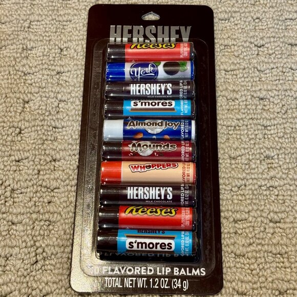 10 Pack Hershey Lip Smacker Lip Balm - Picture 1 of 1